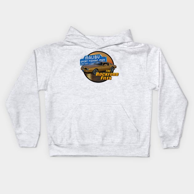 Rockford Files Malibu Kids Hoodie by hotroddude